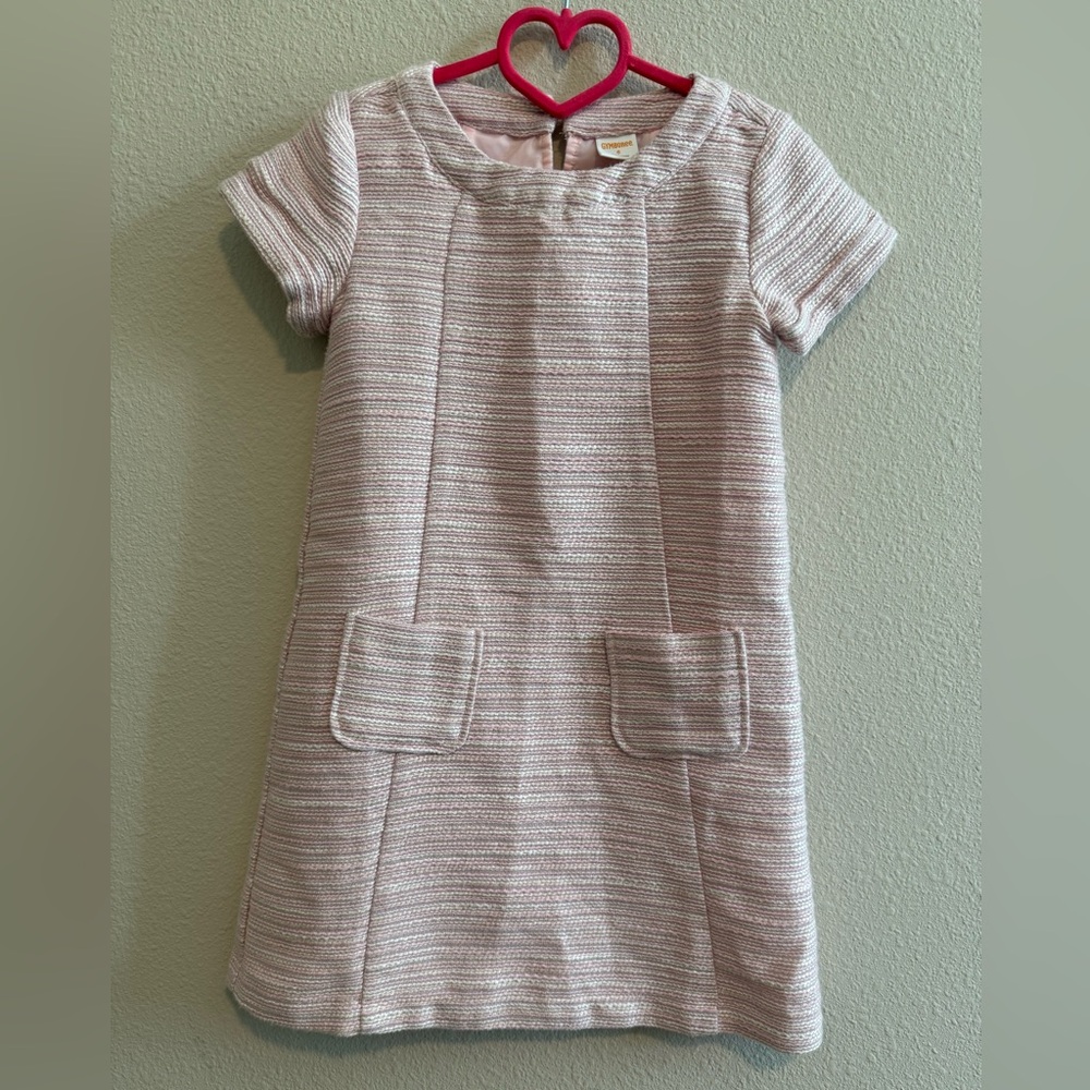 Gymboree Pink Textured Kids Dress